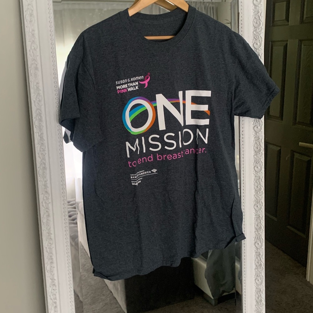 Cancer Awareness T-shirt • Gray • Large